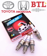 ALK8RY หัวเทียนเข็ม IRIDIUM Spark plugs BTL บีทีแอล เทียบ NGK DENSO: IK20 BKR6EIX IZFR6F IFR6T11 CITY JAZZ CIVIC ACCORD CRV LANCER COROLLA CAMRY AVANZA AVEO ZAFIRA SWIFT AE100-AE112 (4AFE)