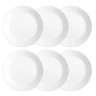 Corelle USA Winter Frost White BREAD PLATES 6.75 inch- Set of 6