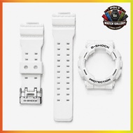 GA110 Bnb GD100 Bnb Glossy White with Black Wording Bnb Ga110 GD100 Tali Jam GA110 Strap GA120 GD120
