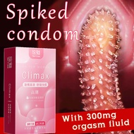 Hot sale 10pcs kondom berduri condom with spikes 52mm medium size condoms spike 100% Original 避孕套 安全