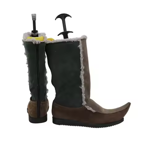 A;3\v,7'd/Cosplay Shoes Frozen Kristoff Boots Halloween Costume Accessories Props Madec;4'b,7'm\1/