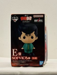 ⚡️閃購價⚡️【幽遊白書】浦飯幽助 暗黑武術會篇 一番賞 E賞 SOFVICちゅ 小公仔 Yu Yu Hakusho Yusuke Urameshi 景品 figure 公仔 Bandai Namco