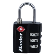 ว๊าว🍟 กุญแจรหัส MASTER LOCK 4680EURDBLK 30 MM สีดำ กุญแจคล้อง COMBINATION PADLOCK MASTER LOCK 4680EURDBLK 30MM BLACK