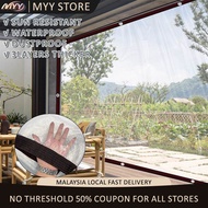 Plastic PE Film Transparent Rainproof Shade Cloth Tarpaulin Garden Balcony Waterproof Tarp Cover Ten
