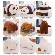Patung Bantal Beruang Panda 30cm/40cm/50cm We Bare Bears Pillow Stuffed Plush Toy Doll