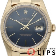 勞力士 Datejust 男士腕錶，總統型錶帶，古董款，Datejust 男士腕錶 16018(6)，附原廠錶盒、國際服務保固卡、維修證書，K18YG 機芯，男士腕錶，深海軍藍錶盤，拋光處理，1979