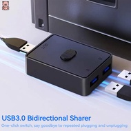 USB 3.0 sharer PC two-way switch input 1 output/1 input 2 output switch mouse keyboard printer sharer(TCH)
