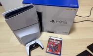PS5 Slim 光碟版連一個手掣同spiderman2