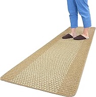 OKA Kitchen Mat, Good Step, Easy to Clean, Non-Slip, 23.6 x 94.5 inches (60 x 240 cm), Beige, Made i