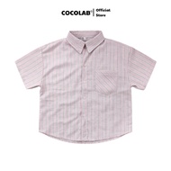 Cocolab Premium Unisex Menswear Hot Trend Boxy Plain Shirt