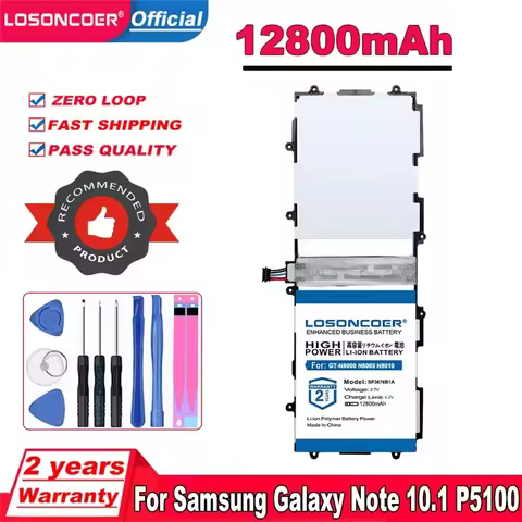 Battery For Samsung Galaxy Note 10.1 GT-N8000 N8005 N8010 N8013 N8020 P5100 P5113 P7500 P5110 P7510 