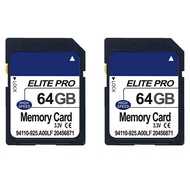 2X SD Card 64GB Memory Card Flash Memory Card Surveillance Camera Memory Card Recorder Memory Card f