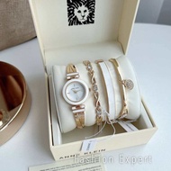 ✨ของแท้100%✨ได้ทั้งset Anne Klein Women's Premium Gold Watch and Bracelet Set AK/3284