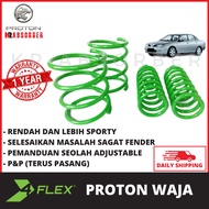 [Daily Ship] Waja Spring Sport 4flex-Sport Spring-Suspention-Coil Spring-absorber-heavy duty-4flex-waja-spring sport