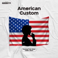 American Flag Korean Idol Request Custom Fag Minji, American Flag Aespa, American FlAG NCT Merch Dec