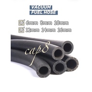 BLACK FUEL HOSE/VACUUM HOSE 6mm 8mm 10mm 12mm 14mm 16mm