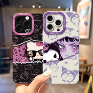 Fujiang Kuro Cat Angel Eye Liquid Soft Case Google Pixel 9 8 8A 7 7A 6A 6 PRO 5 Phone Primary Two