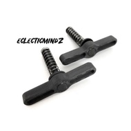 Aceoffix carbon matte hinge clamp black ultralight for folding bike 3sixty