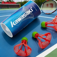 Kawasaki Shuttlecock Badminton Plastic Shuttlecock Windproof Airshuttle 2.0 Shuttlecocks With Upgrad