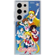 (多種顏色及型號)(含兼容Magsafe選項) 美少女戰士 - Sailor Moon Family Samsung Galaxy S24Ultra/S24+/S24 S23/A54/A53 氣墊防摔保護殼 -5703(透明邊) 防撞保護 十英尺防摔