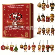 49ERS 80th Anniversary 49 People 80th Anniversary Edition 2025 Christmas Advent Holiday Calendar
