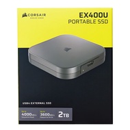 Corsair EX400U 2TB USB4 External SSD (CSSD-EX400U2TB) - USB Type-C, R:4000MB/s