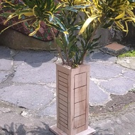 20CM Tall Wooden Flower Vase Minimalist Pot/ Minimalist Vase/ Room Flower Pot/ AESTHETIC Pot/