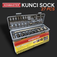 Kenmaster Original 27 PCS Socket Wrench Set Kenmaster 27Pcs