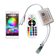 220v Light Strip Colorful RGB Remote Control 5050 Light Strip LED Light Strip Waterproof Bluetooth c