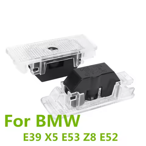 2X New LED Car Door Welcome Warning Courtesy Projector Ghost Shadow Light Accessories For BMW X5 E53