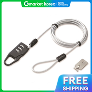 ACTTO | Laptop Kensington Lock 3-Digit Dial Anti-Theft Cable Lock