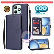 FLIP CASE WALLET ITEL A90 LEATHER FLIP CASE PREMIUM-FLIP WALLET CASE LEATHER/WALLET CASE