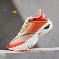 361 Degrees Furious Men Carbon Plate Running Shoes Professional Shock Absorption Comfortable Lightwe