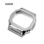 สแตนเลส Refit Mod Kit สําหรับ Casioak DW5600 DW5610 GW-M5610 นาฬิกาโลหะ Bezel กรอบเหล็กอุปกรณ์เสริมช