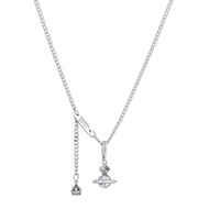 ZHENGZHAO | 3D Saturn Pendant Necklace