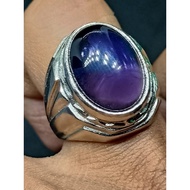 Amethyst Agate Ring 18 x 13 mm