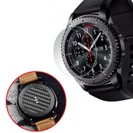 Carbon Fiber Back Protector film+Tempered Glass film cover screen protector for Samsung Gear S3
