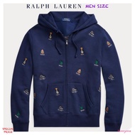 RALPH LAUREN POLO BEAR FLEECE HOODIE (MEN SIZE)