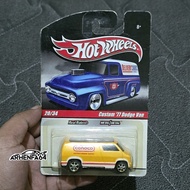 Hotwheels Custom 77 Dodge Van Conoco Delivery Series