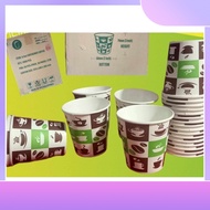 500pcs Paper Cups Printed Coffee cups for vendo machine ;