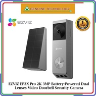 EZVIZ EP3X Pro 2K 3MP Battery-Powered Dual Lenses Smart Home Video Doorbell Security Camera
