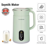 800ML Smart Soy Milk Maker Multifunctional Automatic Soya Bean Machine Smart Heating Blender Juicer 