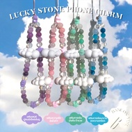 BASE ON YOU - Lucky stone phone charm : CLOUDY IN THE SKY (ที่ห้อยโทรศัพท์หินนำโชค)