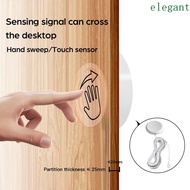ELEGANT Touch Sensor LED Light Switch, Penetrable Wooden Partition Smart Home Hand Sweep Dimmer, Hid
