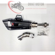 Sale สลิปออน R3 / MT03 พร้อมปลายท่อ AK shorty 13 นิ้ว  ฟรีแคทลดเสียง