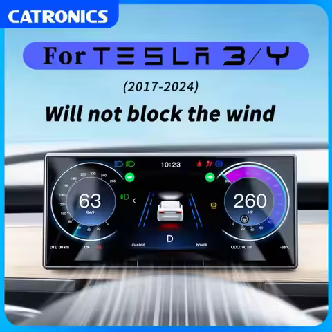 CATRONICS for Tesla Accessories with Air Outlet Model 3 Y Digital Dashboard Heads Up Display Carplay