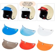 [Loviver] Uninersal Motorcycle Helmet Peak Retro Helmet Visor Shield UV Sunshield,15cm x