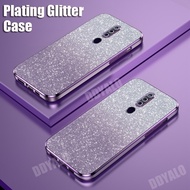 Clear Phone Case for OPPO F5 F7 F9 / F9 Pro F11/ F11 Pro Casing Gradient Bling Glitter Plating Soft Silicone Back Cover
