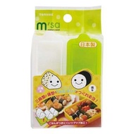 日本製 TORUNE飯糰壓模模具(兩件套-圓柱+三角形)