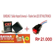 TOMBOL Hazard Light On Off Button Switch Motorcycle Hazard Switch/ Universal Hazard On Off Switch/